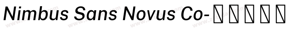 Nimbus Sans Novus Co字体转换